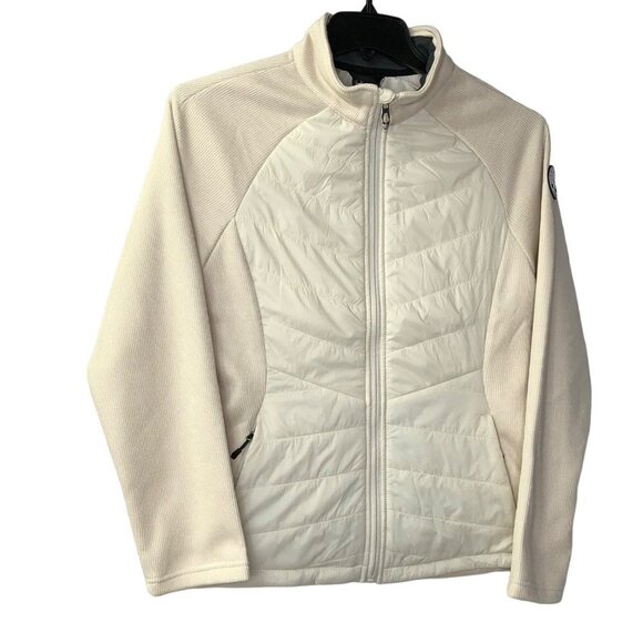 SPYDER WOMEN FULL ZIP IVORY JACKET L NEW WITH TAG‎ - Picture 10 of 11